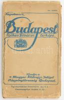 1919 Kogutowicz Manó: Budapest székesfőváros térképe, VIII. kiadás, 1:25.000, Bp., Magyar Földrajzi ...