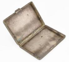 Ezüst (Ag) cigarettatárca. Jelzett, 119,5 g 8x10,5 cm