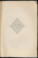 Nagy Dániel: Cirkusz. Kolozsvár, 1926, Erdélyi Szépmíves Céh. Kós Károly illusztrációival. Kiadói pa...