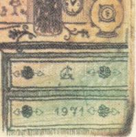 Gross Arnold (1929-2015): Ablakban II. Ofszet nyomat, papír, jelzett a nyomaton. Az 1973-ban megjele...