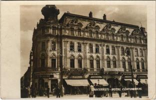 1930 Bucharest, Bukarest, Bucuresti, Bucuresci; Hotel Continental, restaurant, shops (EK)