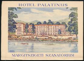1930-1940 Gönczi-Gebhardt Tibor (1902-1994): Margitszigeti Gyógyfürdő Budapest / Hotel Palatinus Mar...