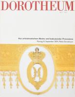 Dorotheum árverési katalógus, az arisztokrácia tárgyai témakörben, 2014.