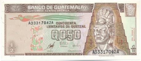 Guatemala 1998. 1/2Q T:UNC Guatemala 1998. 1/2 Quetzal C:UNC Krause P#98