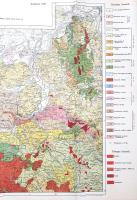 [Térkép] Nyugatszerbia geológiai térképe. Néhai idősb Lóczy Lajos és ifjabb Lóczy Lajos 1917-1918. é...