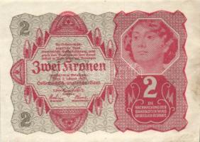 Ausztria/Osztrák-magyar Bank 1922. 2K (4x) T:I-