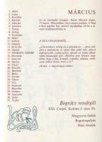 Vendéglő a Négy Évszakhoz. Kalendárium. (Krúdy Zsuzsa által dedikált példány.)
(Budapest, 1981. Dél...