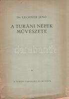 Lechner Jenő:  A turáni népek művészete. (Budapest, 1923). Turáni Társaság (Magyar Tudományos Társulatok Sajtóvállalata Rt.) 16 p. Lechner Jenő (1878-1962) építész, építészettörténeti író rövid őstörténeti írása kivonat a Turáni Társaság által szervezett előadás-sorozat két ülésén elhangzottakból. Az 1922 februárjában elhangzott Lechner-előadás a turáni népek építőművészetét járja körül, és erős állítása, hogy az Európában államot alapított turáni népek (a finnek, a magyarok, a bolgárok) közül egyedül a magyar őrizte meg lappangó módon az eredeti turáni építészet motívumkincsét. Példányunk fűzése meglazult. (A Turáni Társaság kiadványa, 4. füzet.) Fűzve, sérült, enyhén hiányos kiadói borítóban.