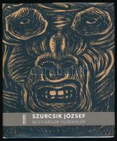 Sz. Molnár Erika: Bestiarium Humanum. Szurcsik József. Pauker Collection 49. Bp., 2020, Pauker Holding. 63 p. Magyar és angol nyelven. Fekete-fehér képekkel, Szurcsik József műveinek reprodukcióival gazdagon illusztrált. Kiadói kartonált papírkötés, kiadói papír védőborítóval, címlapon egészen halvány kisebb folttal, máskülönben jó állapotban.