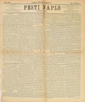 1892 Pesti Napló politikai napilap 43. évf. 160. száma, 1892. június 10., sérülésekkel, 4 p.