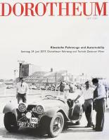 Dorotheum árverési katalógus, klasszikus autók, motorok és kiegészítőik témakörben, 2017.