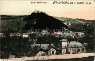 1911 Hinterbrühl, Ruine Römerwand / ruins (Rb)