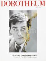 Dorotheum árverési katalógus, háború utáni és kortárs művészetek témában, 308p, 2023.