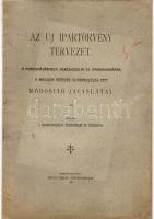 Az új ipartörvény tervezet, A marosvásárhelyi Kereskedelmi és Iparkamara módosító javaslatai (felvágatlan); Grünn Sámuel 1908