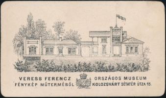 cca 1868 Sámán Béla (1866-1946) orvos, egyetemi tanár gyerekkori képe, keményhátú fotó Veress Ferenc...