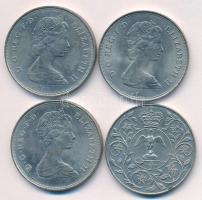 Nagy-Britannia 1977-1981. 25p Cu-Ni emlékkiadások (4x, ebből 3xklf) T:AU
Great Britain 1977-1981. 2...