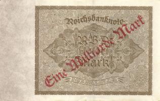 Német Birodalom / Weimari Köztársaság 1922. 1.000.000.000M (2x) cégnyomat barna csíkkal, "1000M...