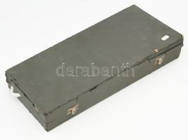 Retro 24 részes evőeszköz készlet, kopott dobozában