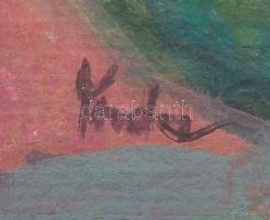 Korda jelzéssel: Pihenő. Akvarell, karton. Ázásnyommal, kissé hullámos. 35x25,5 cm