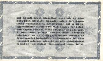 1946. 500.000AP T:I- saroktörés