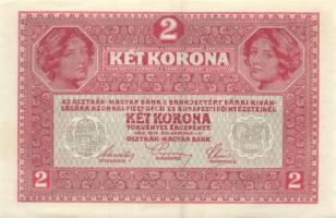 1917. 2K (3x) fekete "Deutschösterreich" fny.-sal, egyugrású sorszámokkal T:I,I-