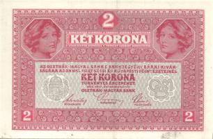 1917. 2K (3x) fekete "Deutschösterreich" fny.-sal, két darabon erős nyomdai festéknyomokka...