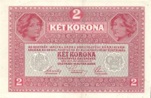 1917. 2K (3x) fekete "Deutschösterreich" fny.-sal, két darabon erős nyomdai festéknyomokka...