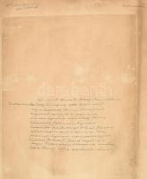 1867 Horváth Mihály (1809-1878) történész portréja saját kezű aláírásával, hátoldalon feliratozva, p...