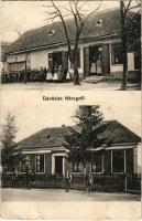 1914 Héreg, üzlet, iskola (kis szakadás / small tear)