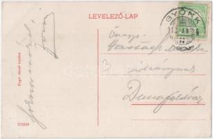 1912 Gyönk, Kossuth tér. Engel József kiadása (EK)