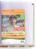 kb 120 darabos reklámos kártyanaptár gyűjtemény az 1990-es évekből, fotóalbumban