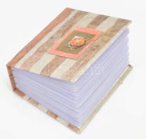 kb 120 darabos reklámos kártyanaptár gyűjtemény az 1990-es évekből, fotóalbumban