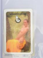 kb 120 darabos reklámos kártyanaptár gyűjtemény az 1960-2000-es évekig, benne erotikus is, fotóalbum...