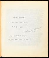 Oravala Ágoston: A parasztpróféta. Életrajzi regény. Ford.: Podmaniczky Pál. Gépirat. Félvászon-kötésben, tulajdonosi névbejegyzéssel, 373 p.