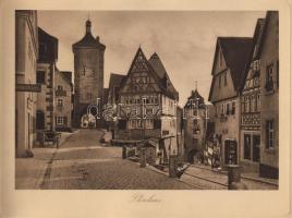 Deutsches Reich 1920. Rothenburg o.d. Tauber képes album 10 képpel