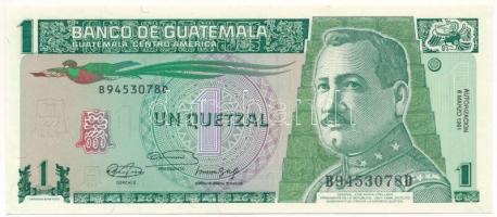 Guatemala 1991. 1Q T:AU Guatemala 1991. 1 Quetzal C:AU Krause P#73