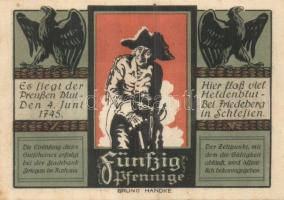 Német Birodalom/Weimari Köztársaság/Striegau 1921. 25Pf(2x)+50Pf(2x)+75Pf(2x) 6klf db, teljes sor T:...