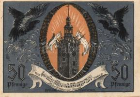 Német Birodalom/Weimari Köztársaság/Striegau 1921. 25Pf(2x)+50Pf(2x)+75Pf(2x) 6klf db, teljes sor T:...