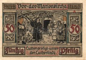 Német Birodalom/Weimari Köztársaság/Treuenbrietzen 1921. 50Pf(6x)6klf db, teljes sor T:I