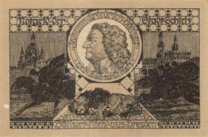 Német Birodalom/Weimari Köztársaság/Schleiz 1921. 50Pf(8x)8klf db, teljes sor T:I