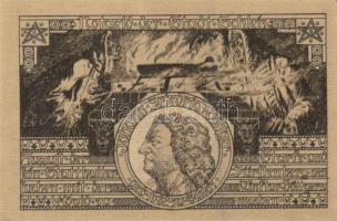 Német Birodalom/Weimari Köztársaság/Schleiz 1921. 50Pf(8x)8klf db, teljes sor T:I