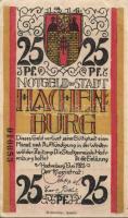 Német Birodalom/Weimari Köztársaság/Hachenburg 1921. 10Pf(2x)+25Pf(2x)+50Pf(3x)7klf db, teljes sor T...