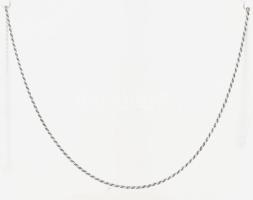 Ezüst(Ag) walles nyaklánc, jelzett, h: 45 cm, nettó: 4,5 g