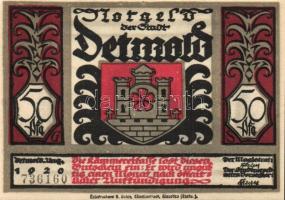 Német Birodalom/Weimari Köztársaság/Detmold 1920. 50Pf(10x)10klf db, teljes sor eredeti csomagolásban T:I