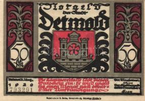 Német Birodalom/Weimari Köztársaság/Detmold 1920. 50Pf(10x)10klf db, teljes sor eredeti csomagolásba...