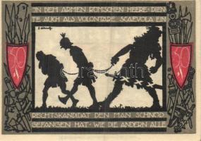 Német Birodalom/Weimari Köztársaság/Detmold 1920. 50Pf(10x)10klf db, teljes sor eredeti csomagolásba...