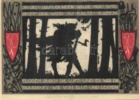 Német Birodalom/Weimari Köztársaság/Detmold 1920. 50Pf(10x)10klf db, teljes sor eredeti csomagolásba...