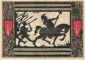 Német Birodalom/Weimari Köztársaság/Detmold 1920. 50Pf(10x)10klf db, teljes sor eredeti csomagolásba...