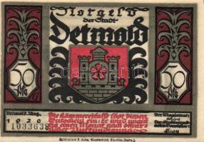 Német Birodalom/Weimari Köztársaság/Detmold 1920. 50Pf(10x)10klf db, teljes sor eredeti csomagolásba...