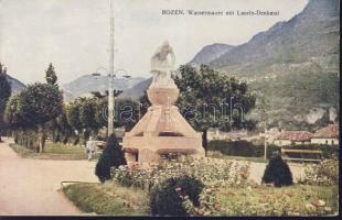 Bolzano Waterwall and the Laurin statue
